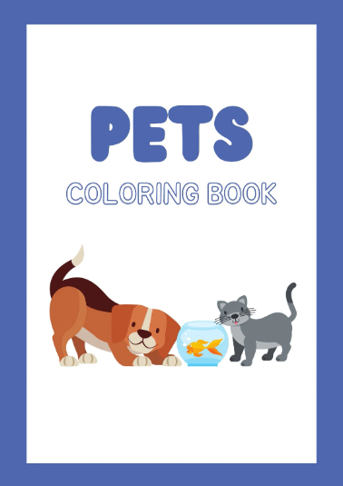 pets colouring book