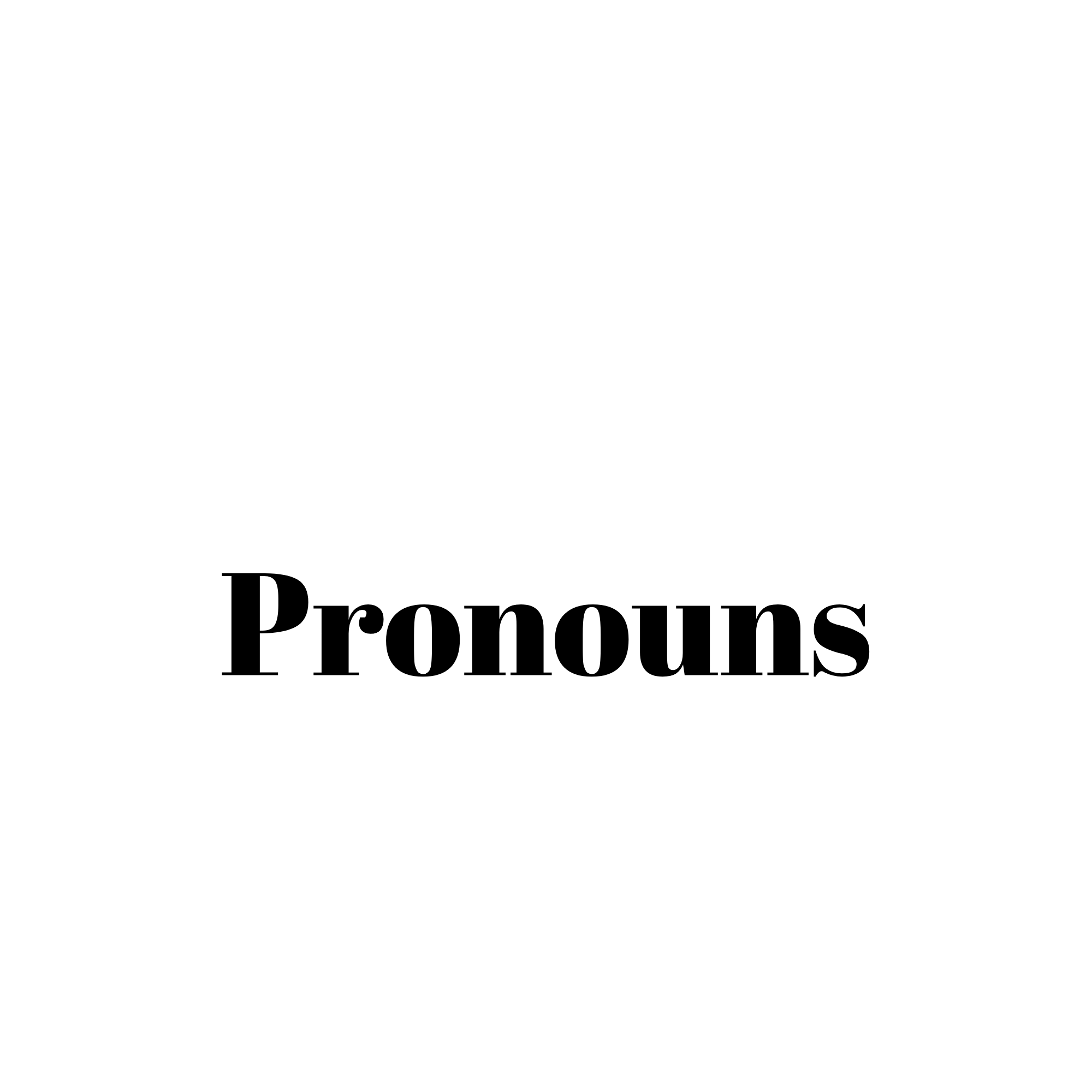 Pronouns - Grade 1 English First Additional Language - Nexgentutorpro